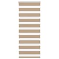 Miniatyrbillede 1 af 11: vidaXL zebragardin sandbrun 60x100 cm stofbredde 55,9 cm polyester