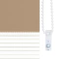 Miniatyrbilde 9 av 11: vidaXL Sebragardin sandbrun 130x100 cm stoff bredde 125,9 cm polyester