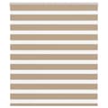 Miniatyrbilde 1 av 11: vidaXL Sebragardin sandbrun 130x100 cm stoff bredde 125,9 cm polyester