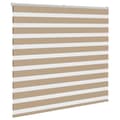 Miniatyrbild 3 av 11: vidaXL Rullgardin zebra 155x100 cm tyg bredd 150,9 cm polyester