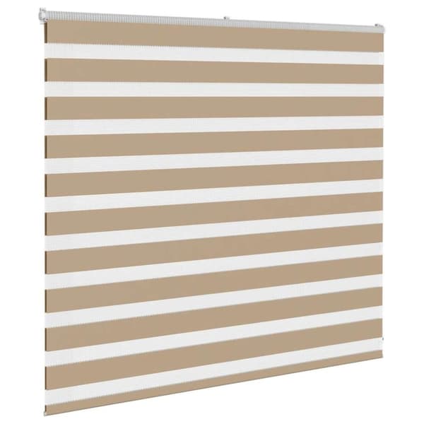 vidaXL Rullgardin zebra 155x100 cm tyg bredd 150,9 cm polyester