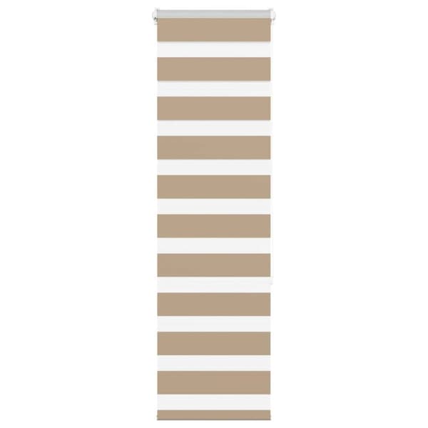 vidaXL Sebragardin sandbrun 50x150 cm stoff bredde 45,9 cm polyester