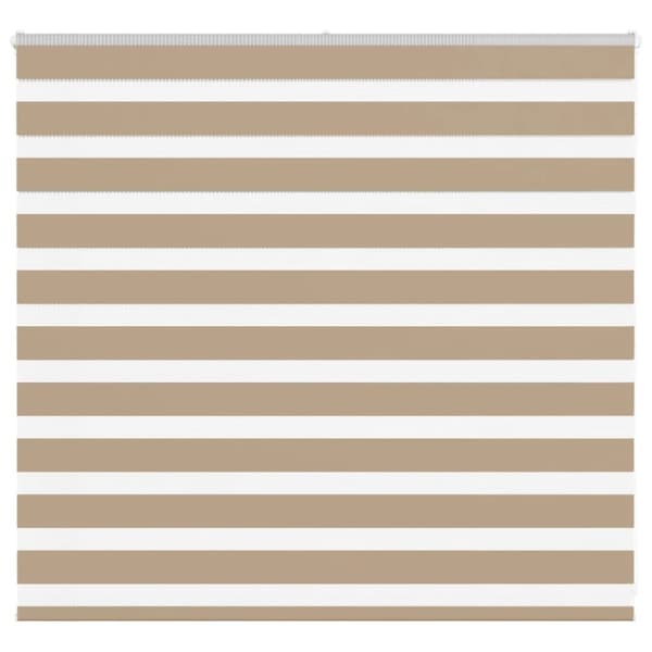 vidaXL zebragardin sandbrun 155x100 cm stofbredde 150,9 cm polyester