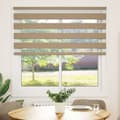 Miniatyrbillede 2 af 11: vidaXL zebragardin sandbrun 145x100 cm stofbredde 140,9 cm polyester