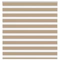 Miniatyrbillede 1 af 11: vidaXL zebragardin sandbrun 145x100 cm stofbredde 140,9 cm polyester