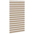 Miniatyrbilde 3 av 11: vidaXL Sebragardin sandbrun 120x200 cm stoff bredde 115,9 cm polyester