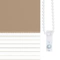 Miniatyrbilde 9 av 11: vidaXL Sebragardin sandbrun 120x200 cm stoff bredde 115,9 cm polyester