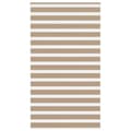 Miniatyrbilde 1 av 11: vidaXL Sebragardin sandbrun 120x200 cm stoff bredde 115,9 cm polyester