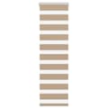 Miniatyrbilde 1 av 11: vidaXL Sebragardin sandbrun 45x150 cm stoff bredde 40,9 cm polyester