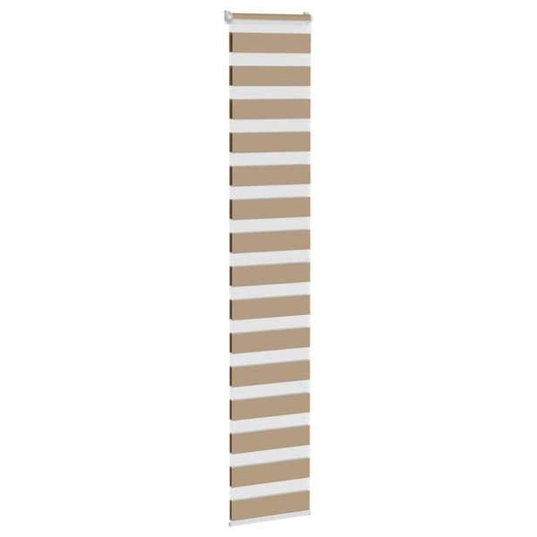 vidaXL Rullgardin zebra 45x200 cm tyg bredd 40,9 cm polyester