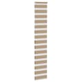 Miniatyrbild 4 av 11: vidaXL Rullgardin zebra 45x200 cm tyg bredd 40,9 cm polyester
