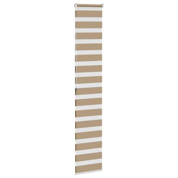 vidaXL Rullgardin zebra 45x200 cm tyg bredd 40,9 cm polyester