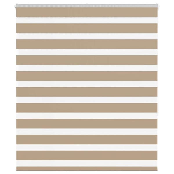 vidaXL Rullgardin zebra 135x150 cm tyg bredd 130,9 cm polyester
