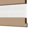 Miniatyrbillede 11 af 11: vidaXL zebragardin sandbrun 120x200 cm stofbredde 115,9 cm polyester