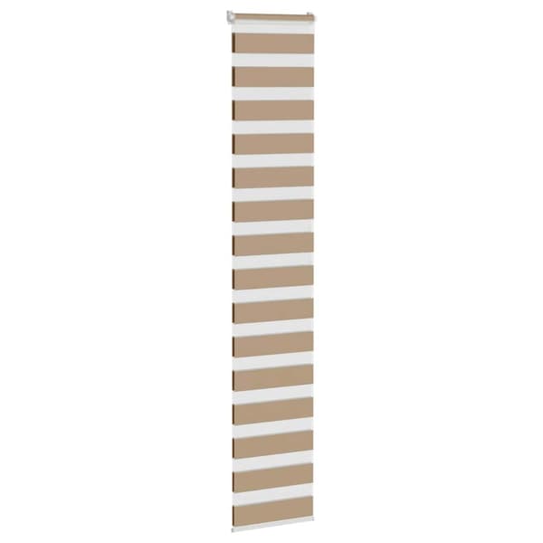 vidaXL Rullgardin zebra 50x200 cm tyg bredd 45,9 cm polyester