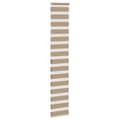 Miniatyrbillede 4 af 11: vidaXL zebragardin sandbrun 45x200 cm stofbredde 40,9 cm polyester