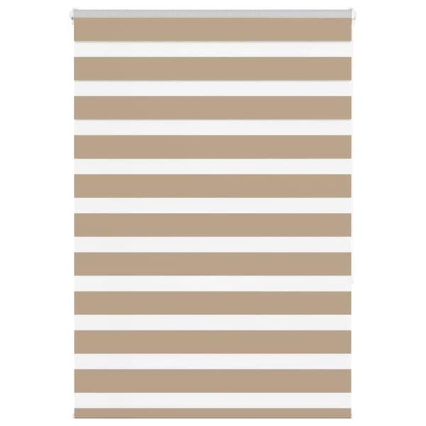vidaXL Rullgardin zebra 115x150 cm tyg bredd 110,9 cm polyester