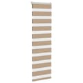 Miniatyrbillede 3 af 11: vidaXL zebragardin sandbrun 45x150 cm stofbredde 40,9 cm polyester