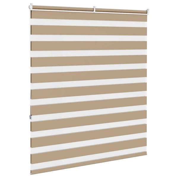 vidaXL Rullgardin zebra 120x150 cm tyg bredd 115,9 cm polyester
