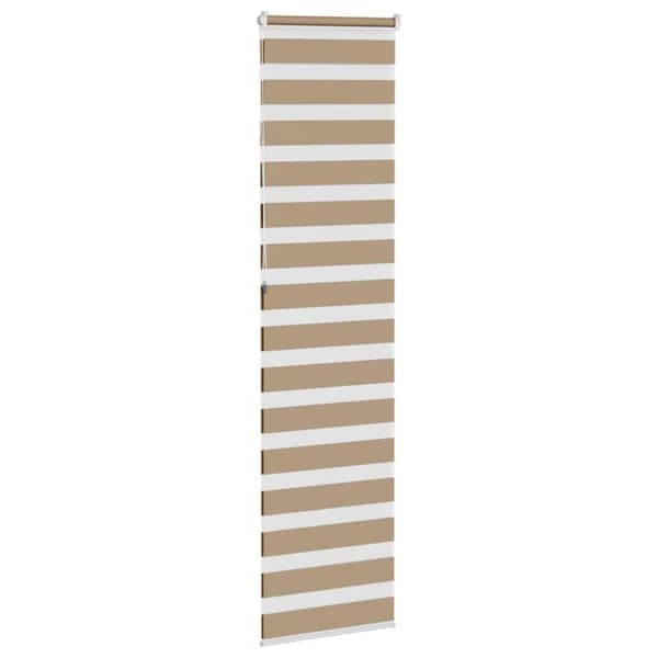 vidaXL Rullgardin zebra 55x230 cm tyg bredd 50,9 cm polyester
