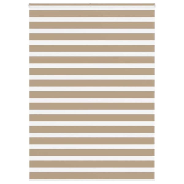 vidaXL Rullgardin zebra 155x200 cm tyg bredd 150,9 cm polyester