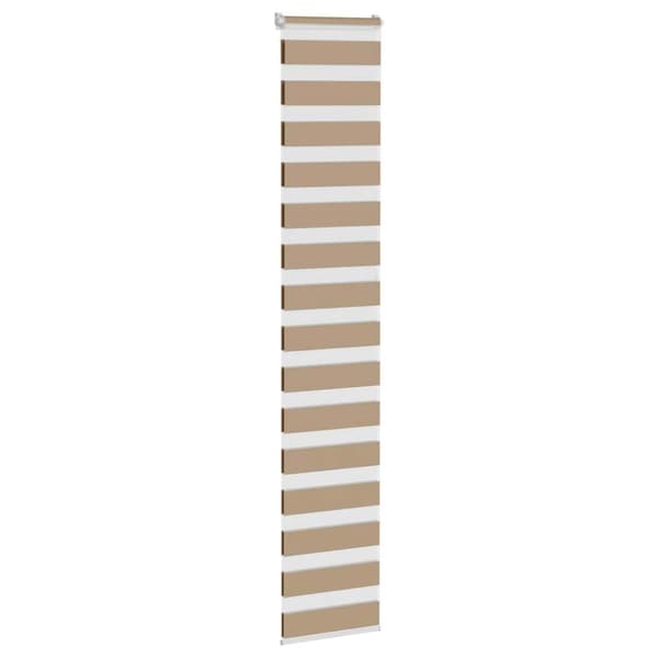 vidaXL Rullgardin zebra 50x230 cm tyg bredd 45,9 cm polyester