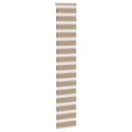 Miniatyrbillede 3 af 11: vidaXL zebragardin sandbrun 40x230 cm stofbredde 35,9 cm polyester