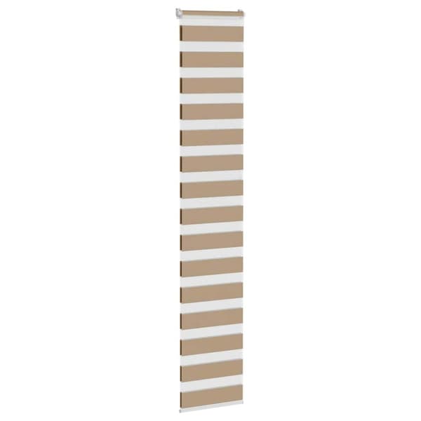 vidaXL Rullgardin zebra 45x230 cm tyg bredd 40,9 cm polyester