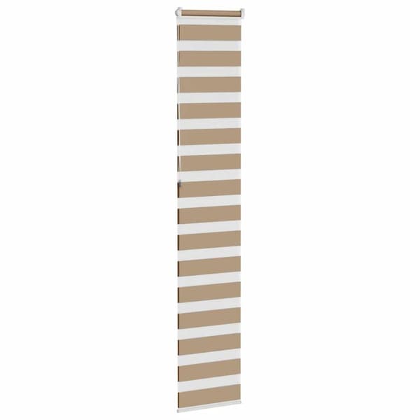 vidaXL Rullgardin zebra 45x230 cm tyg bredd 40,9 cm polyester