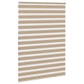 Miniatyrbillede 4 af 11: vidaXL zebragardin sandbrun 155x230 cm stofbredde 150,9 cm polyester