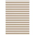 Miniatyrbillede 1 af 11: vidaXL zebragardin sandbrun 155x230 cm stofbredde 150,9 cm polyester