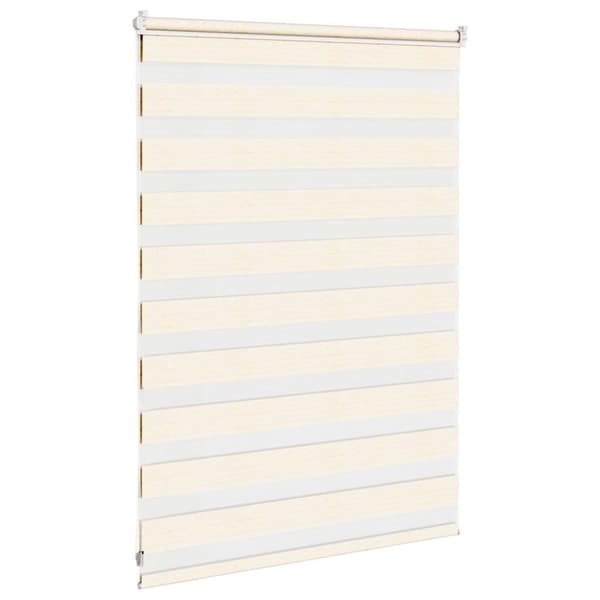 vidaXL Rullgardin zebra 95x100 cm tyg bredd 90,9 cm polyester