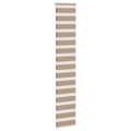 Miniatyrbillede 3 af 11: vidaXL zebragardin sandbrun 50x230 cm stofbredde 45,9 cm polyester