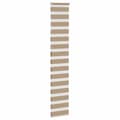 Miniatyrbillede 4 af 11: vidaXL zebragardin sandbrun 50x230 cm stofbredde 45,9 cm polyester