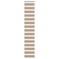 Miniatyrbillede 1 af 11: vidaXL zebragardin sandbrun 50x230 cm stofbredde 45,9 cm polyester