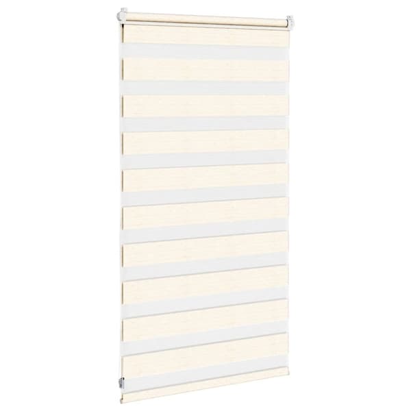 vidaXL zebragardin marmorbeige 80x100 cm stofbredde 75,9 cm polyester
