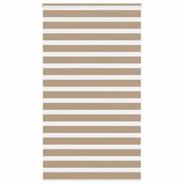 vidaXL Rullgardin zebra 130x230 cm tyg bredd 125,9 cm polyester