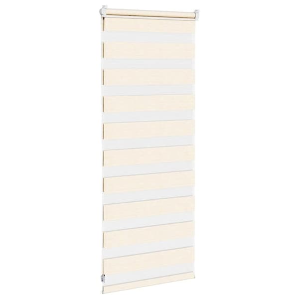 vidaXL zebragardin marmorbeige 65x100 cm stofbredde 60,9 cm polyester