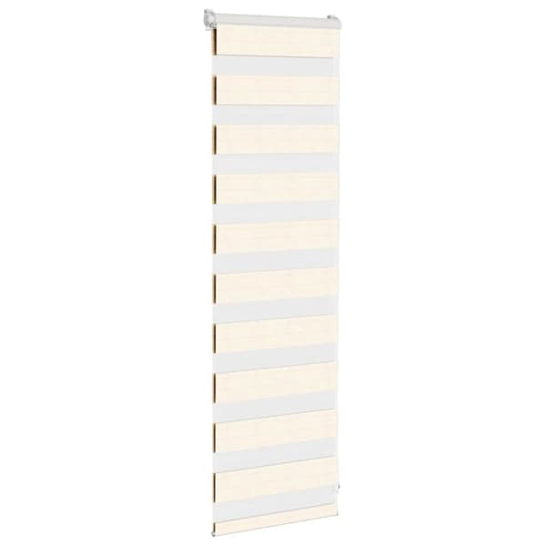 vidaXL zebragardin marmorbeige 50x100 cm stofbredde 45,9 cm polyester