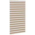 Miniatyrbillede 3 af 11: vidaXL zebragardin sandbrun 120x230 cm stofbredde 115,9 cm polyester