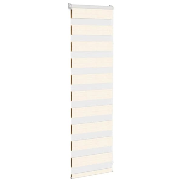 vidaXL Rullgardin zebra 40x100 cm tyg bredd 35,9 cm polyester