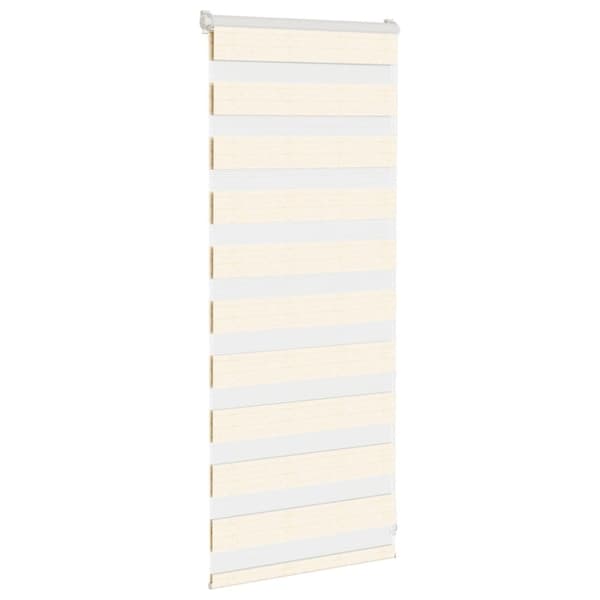 vidaXL Rullgardin zebra 55x100 cm tyg bredd 50,9 cm polyester