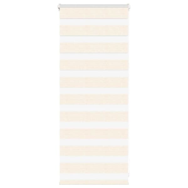 vidaXL Rullgardin zebra 55x100 cm tyg bredd 50,9 cm polyester