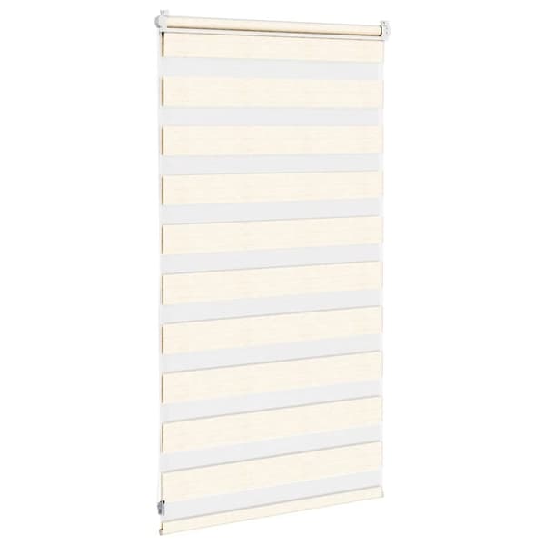 vidaXL zebragardin marmorbeige 85x100 cm stofbredde 80,9 cm polyester