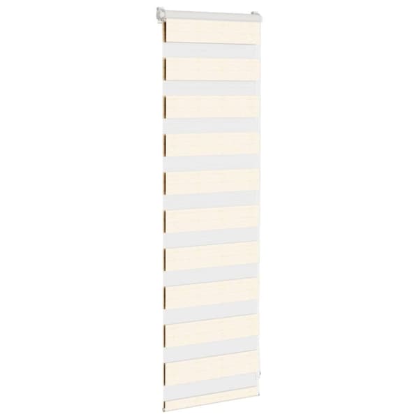 vidaXL zebragardin marmorbeige 45x100 cm stofbredde 40,9 cm polyester