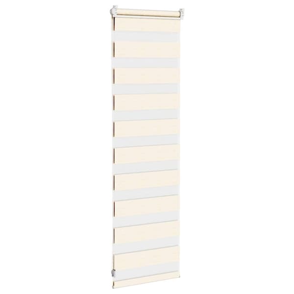 vidaXL zebragardin marmorbeige 45x100 cm stofbredde 40,9 cm polyester