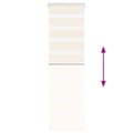 Miniatyrbillede 5 af 11: vidaXL zebragardin marmorbeige 45x100 cm stofbredde 40,9 cm polyester