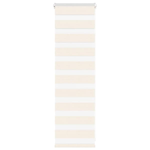 vidaXL zebragardin marmorbeige 45x100 cm stofbredde 40,9 cm polyester