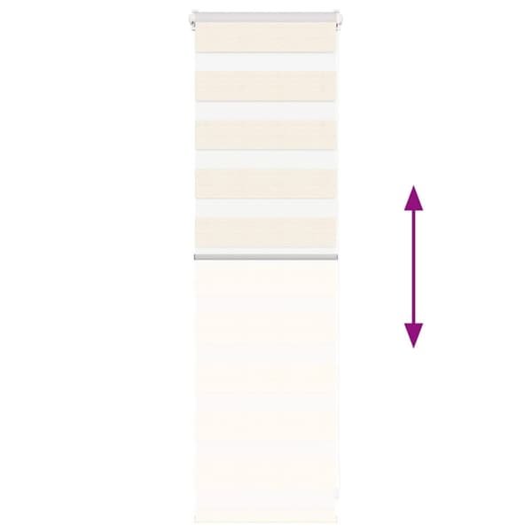 vidaXL Seepra rullaverho 40x100 cm kankaan leveys 35,9 cm polyesteri