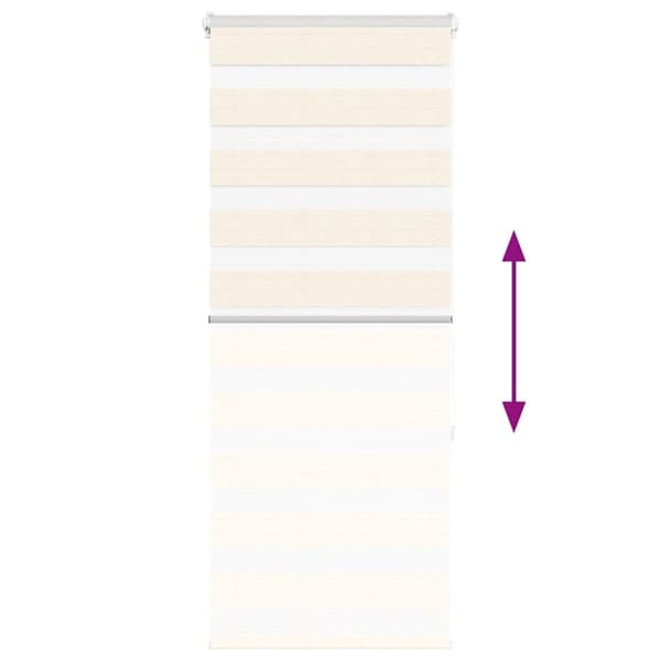 vidaXL Seepra rullaverho 60x150 cm kankaan leveys 55,9 cm polyesteri